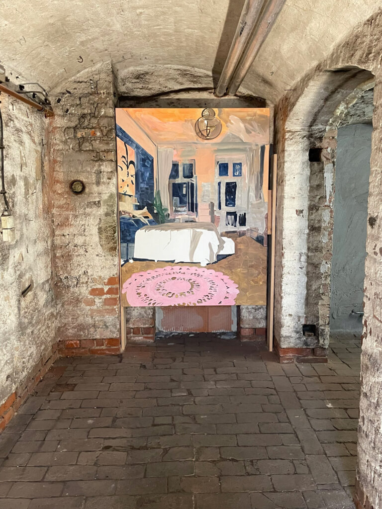 Lindenow 2022, Leipzig Art Festival, 
groupshow at Azadi Bar: Sächsische Liebe / ROM,  exhibition views