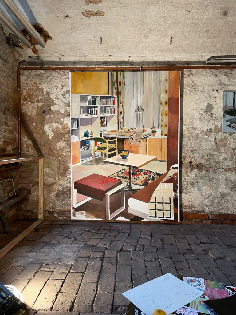Lindenow 2022, Leipzig Art Festival, 
groupshow at Azadi Bar: Sächsische Liebe / ROM,  exhibition views